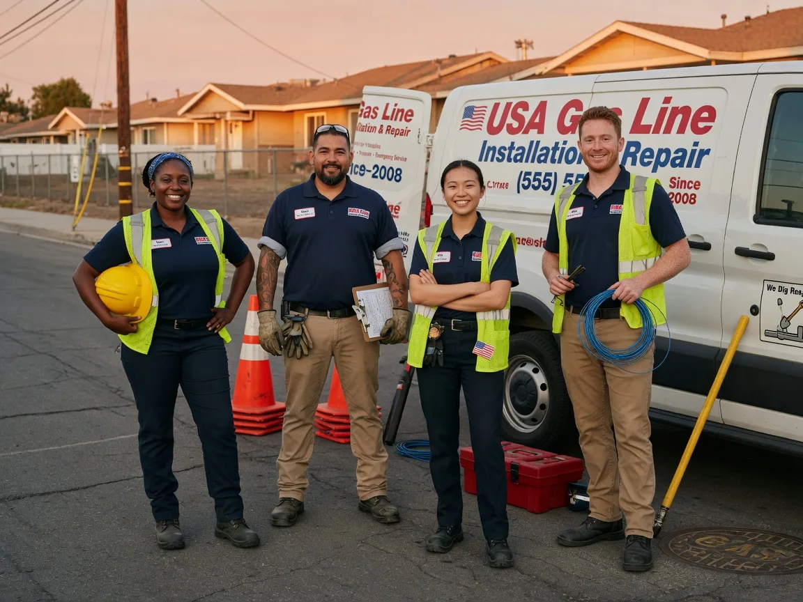 Gas Line Installation company in Ewing, IL
